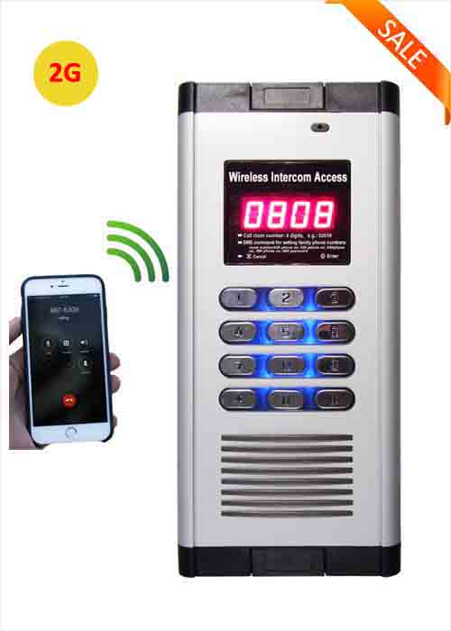 2g Smart Wireless Apartment Access Control Gsm Building Intercom 2g Smart Wireless Apartment Access Control Gsm Building Intercom System Free Call Door Opener Remote Gate Wia 200a