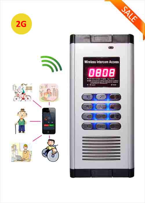 2g Smart Wireless Apartment Access Control Gsm Building Intercom 2g Smart Wireless Apartment Access Control Gsm Building Intercom System Free Call Gate Opener Wia 200b