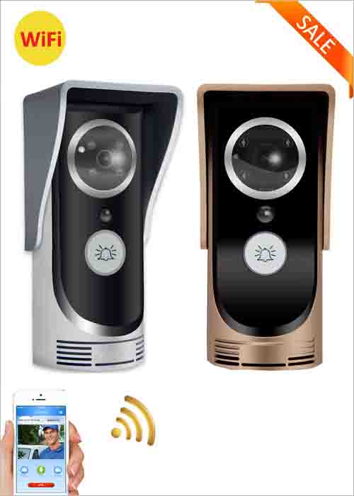 Wireless Door Bell HD Camera Video Audio Intercom Two Way Duplex Doorbell WiFi Video Doorbell Phone PIR Motion Detection Video Real-time Video APP Video Remote VF-DB01