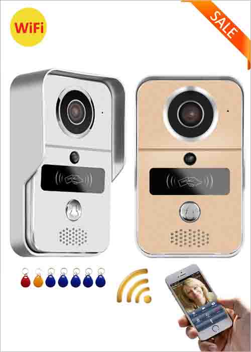 Smart Home Security 720p Wifi Video Doorbell Phone Wireless Audio