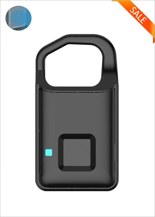 Smart Fingerprint Lock USB Charge Padlock Security Keyless Rechargeable Electric Door Lock For Bag Backpack Schoolbag Handbag Suitcase Luggage Cabinet Bicycle Office Door VF-FPL04